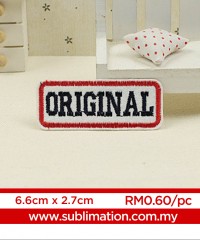 071 Embroidery Sticker